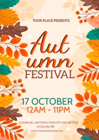 Fall Pageant Template FALL AUTUMN FESTIVAL EVENT TEMPLATE | PosterMyWall