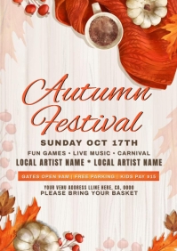 Autumn / Fall Festival EVENT DESIGN TEMPLATE | PosterMyWall