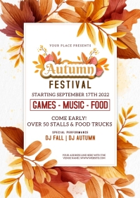 FALL AUTUMN FESTIVAL EVENT TEMPLATE | PosterMyWall
