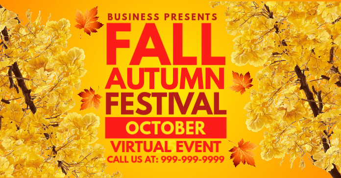 Copy of Autumn Fall Festival Event Template | PosterMyWall
