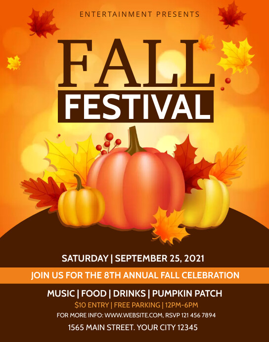 Autumn/Fall Flyer Template | PosterMyWall