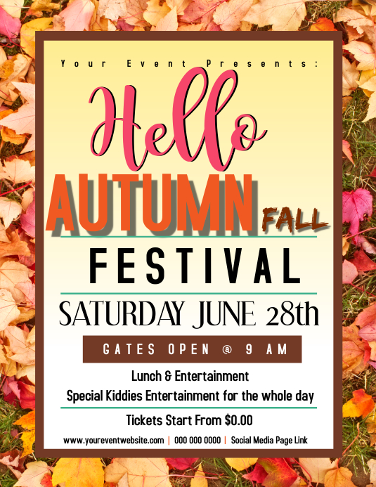 Copy of AUTUMN FALL fun day Flyer | PosterMyWall