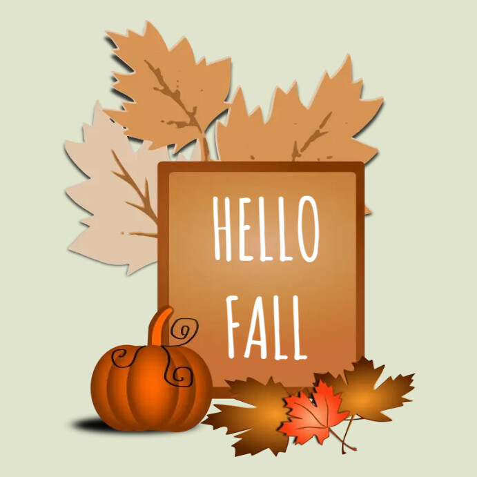 Autumn/Fall IG Template | PosterMyWall