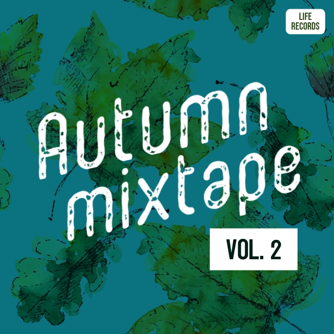 Autumn/fall mixtape mp3 music cd cover art Template | PosterMyWall