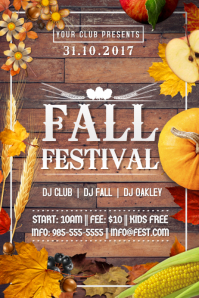 1 850 Harvest Festival Customizable Design Templates