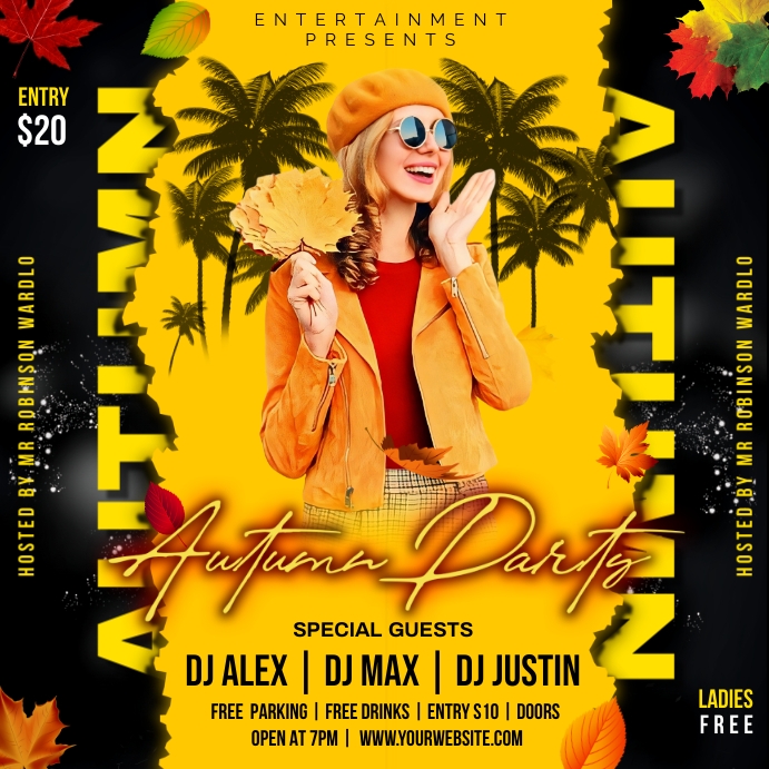 Copy of Autumn fall party instagram | PosterMyWall
