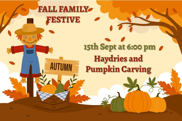 Autumn Fall Poster Template | PosterMyWall