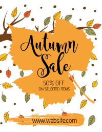 Fall Sale Printable Fall Sale Template | PosterMyWall