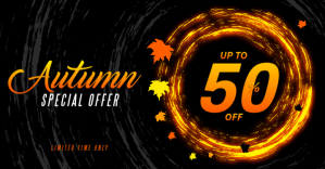 AUTUMN/FALL SALE BANNER Изображение, которым поделились на Facebook template
