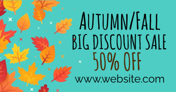 Fall Sale Script Copy of Autumn/Fall Sale | PosterMyWall