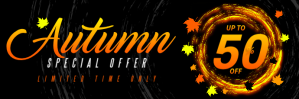 AUTUMN/FALL SALE EMAIL HEADER E-poskop template