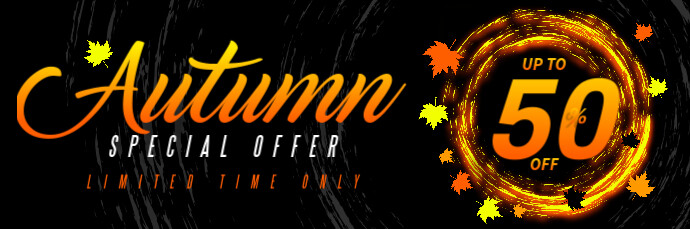 Copy of AUTUMN/FALL SALE EMAIL HEADER | PosterMyWall
