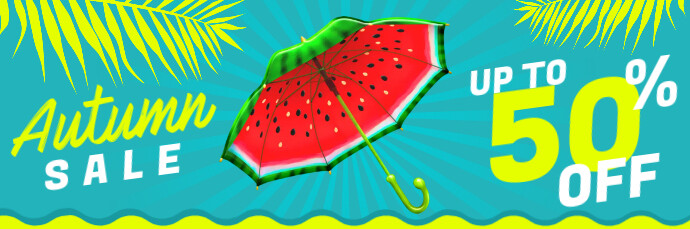 AUTUMN/FALL SALE EMAIL HEADER Template | PosterMyWall