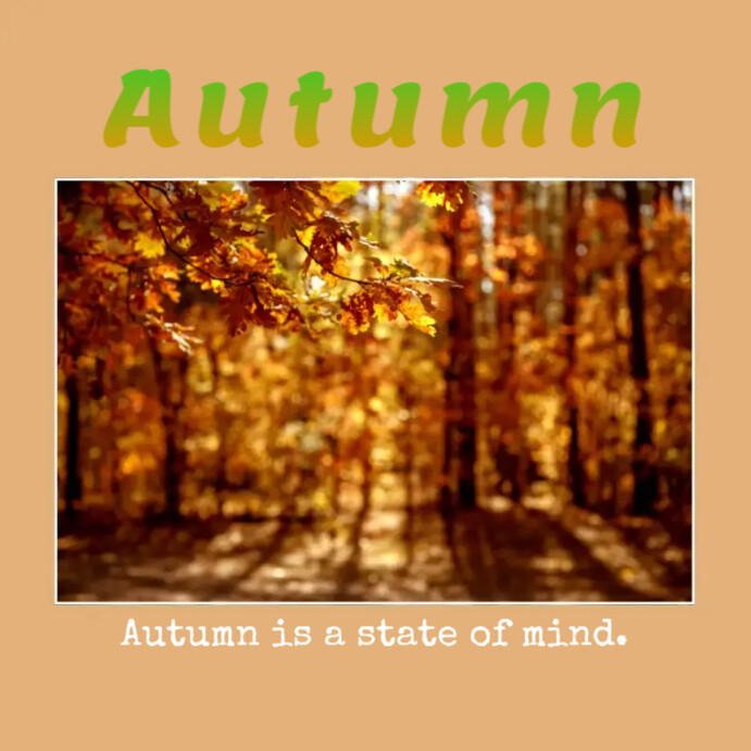 Autumn Fall Template | PosterMyWall