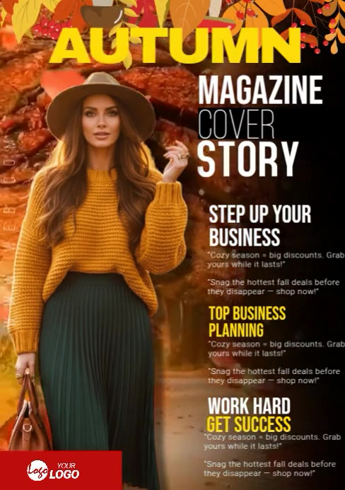 Autumn Fashion Magazine Story Template | PosterMyWall
