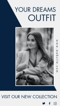 autumn fashion sales design template Instagram Story