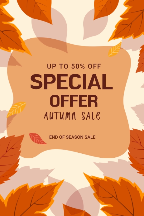 Fun Fall Ad Autumn Fest Ads Template | PosterMyWall
