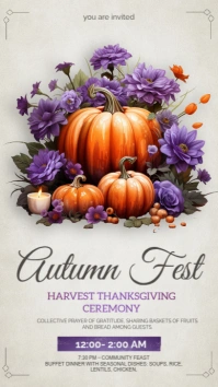 Autumn Fest Instagram Story template