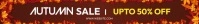 Autumn Festival, Autumn Sale ad Tablica wyników template
