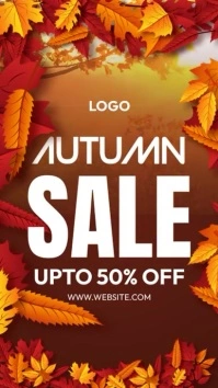 Autumn Festival, Autumn Sale Instagram Story template