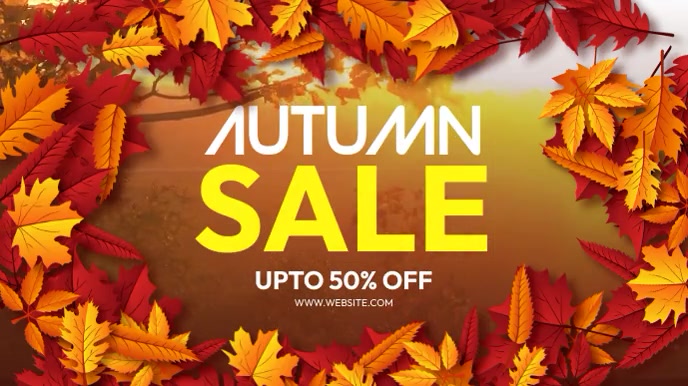 Autumn Festival, Autumn Sale Digital Display