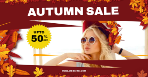 Autumn Festival, Autumn Sale Facebook image template