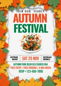 Autumn Festival A4 template