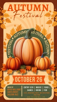 Autumn Festival Instagram Story template