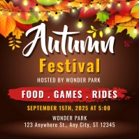 Autumn Festival Instagram Post template