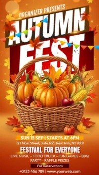 Naranja Autumn Festival Instagram Story Template