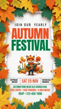 Autumn Festival  Instagram Story template