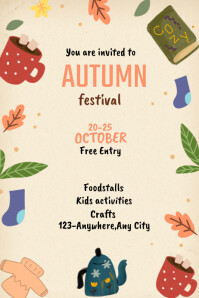 Autumn Craft Fair Poster Template | PosterMyWall