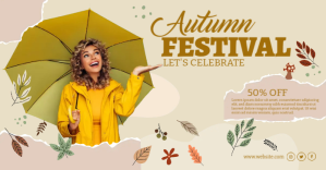 Gul Autumn Festival Facebook 广告 Template