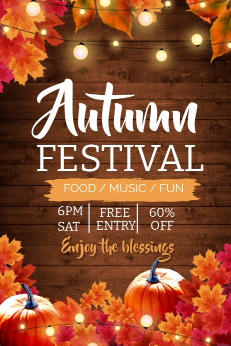 Autumn Flyer Template | PosterMyWall
