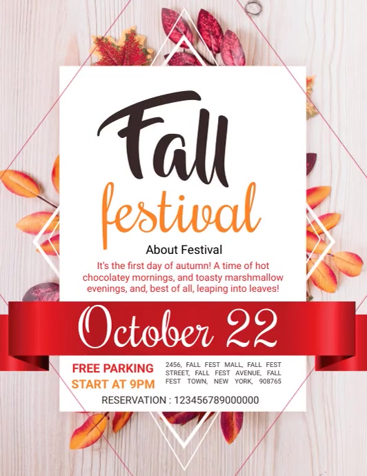 autumn flyer Template PosterMyWall