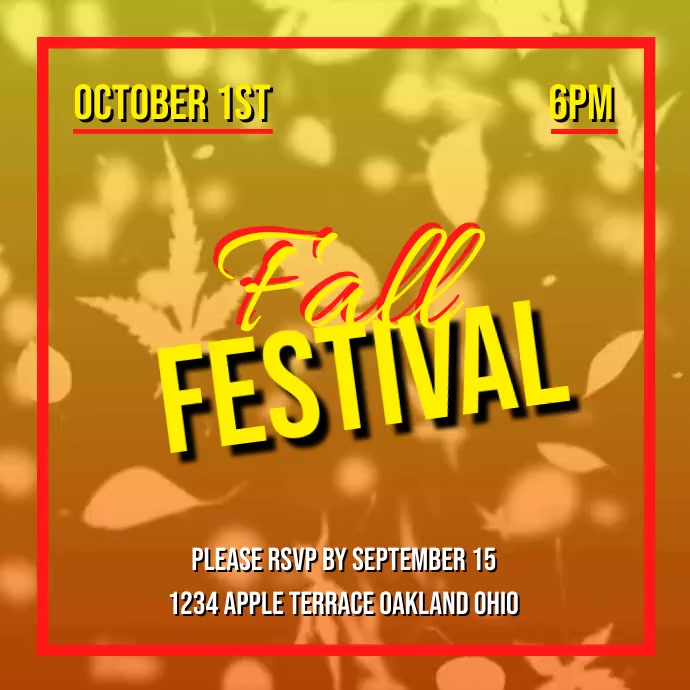 Autumn Flyer Template PosterMyWall