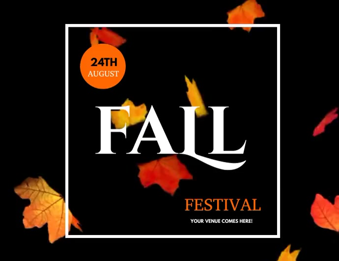 Autumn Flyer Folheto (US Letter) template