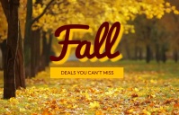 Autumn Flyer Tabloid template