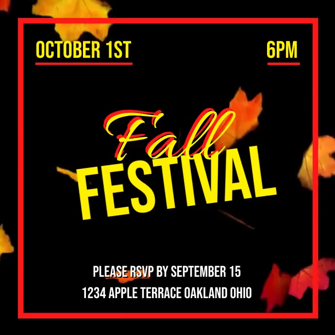 Autumn Flyer Template PosterMyWall
