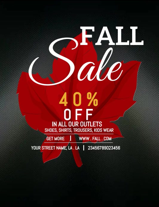 Autumn Flyer Template | PosterMyWall