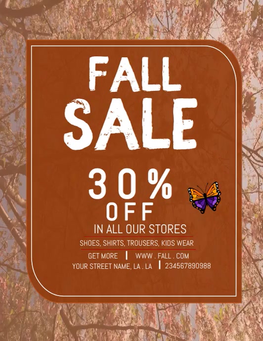 Autumn Flyer Template PosterMyWall