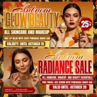 Autumn Glow Beauty Radiance Sale Instagram-bericht template
