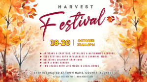 สีขาว Harvest Festival Презентация Template