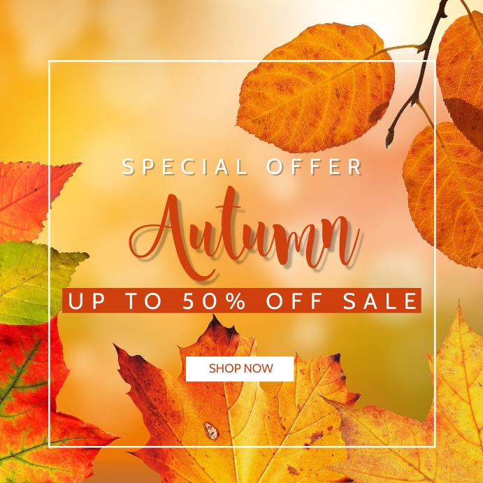 Fall Post Inspo Copy of Autumn Instagram Post | PosterMyWall