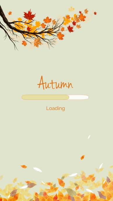 Autumn loading instagram story Template | PosterMyWall