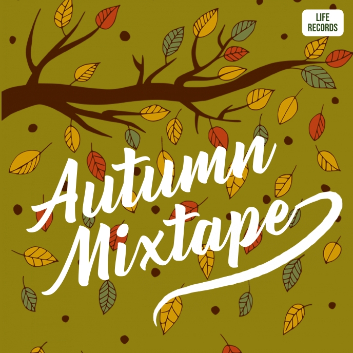 Autumn mixtape album cover art template | PosterMyWall