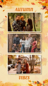Autumn Photo Collage Instagram Story template