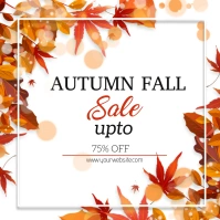 AUTUMN POSTER template