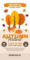 AUTUMN ROLL-UP BANNER template