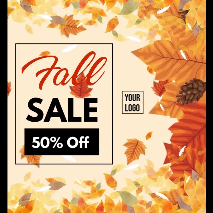 Fall Sale Printable autumn sale, fall sale Template | PosterMyWall